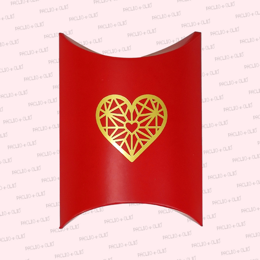 Valentine Pillow Box (4x4.5x1.5 Inches)