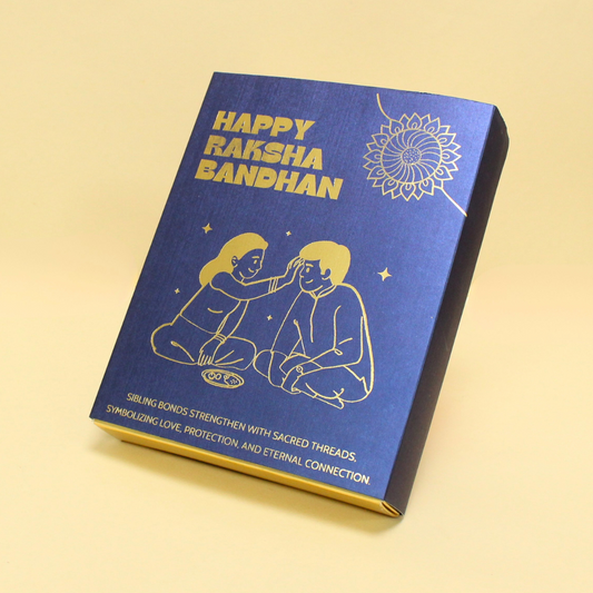 12 Cavity Rakhi Chocolate Box (8.5x6.5x1.5 Inches)