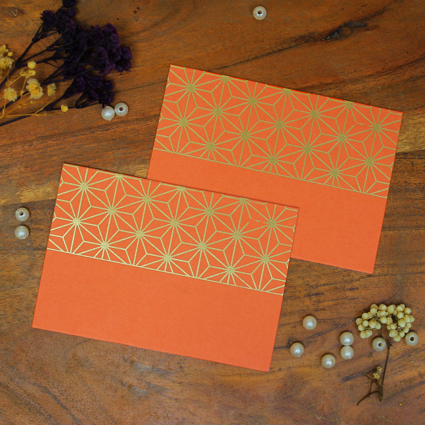 Asanoha Pattern Foiled (4x2.75 Inches)