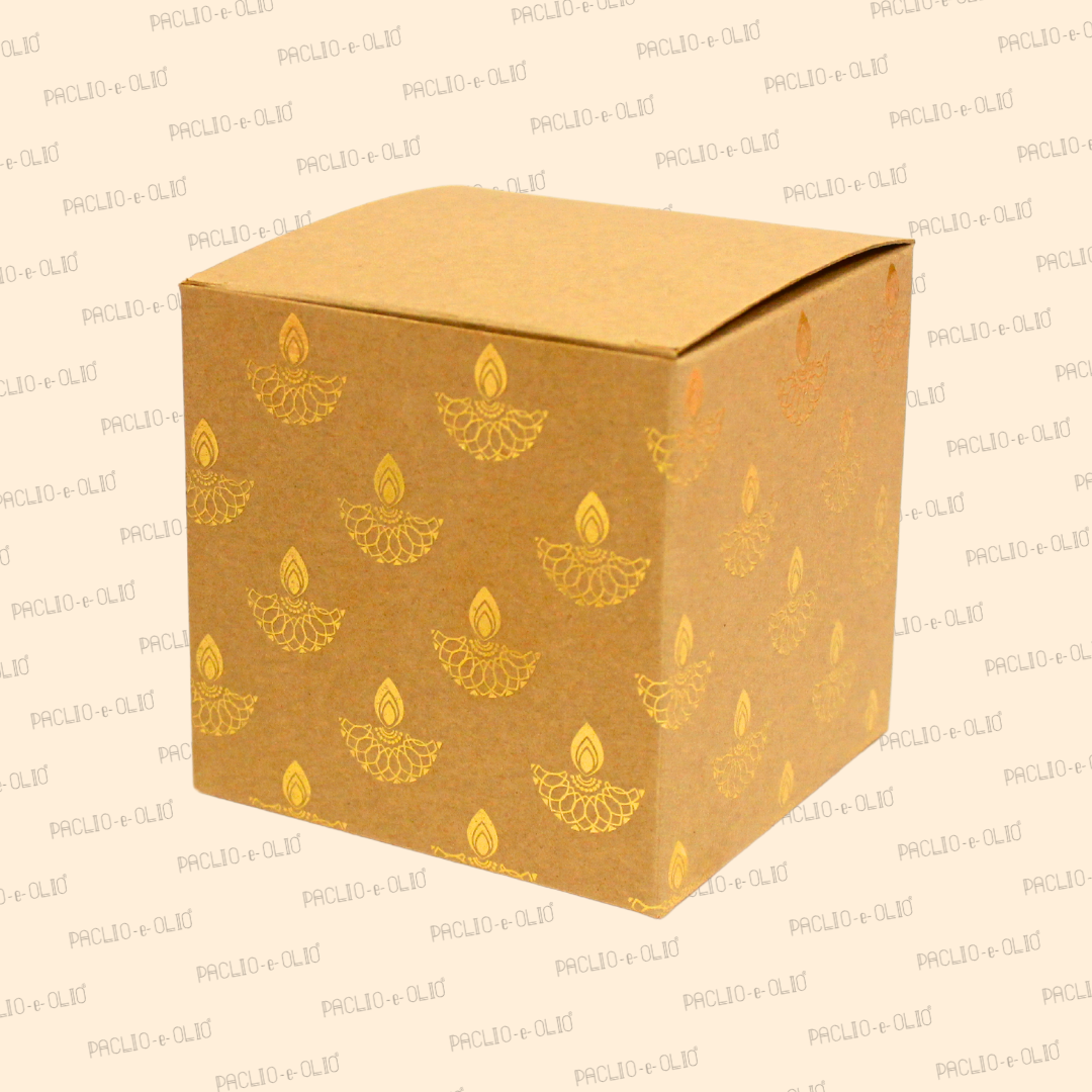 Diwali Candle Box (4x4x4 Inches)