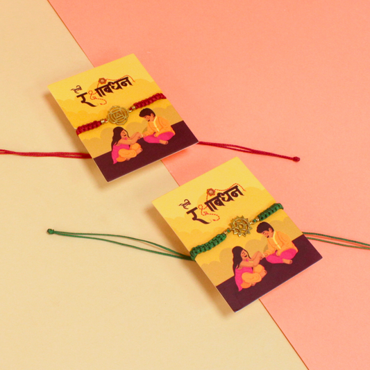 Happy Raksha Bandhan Tags (3x2.5 Inches)