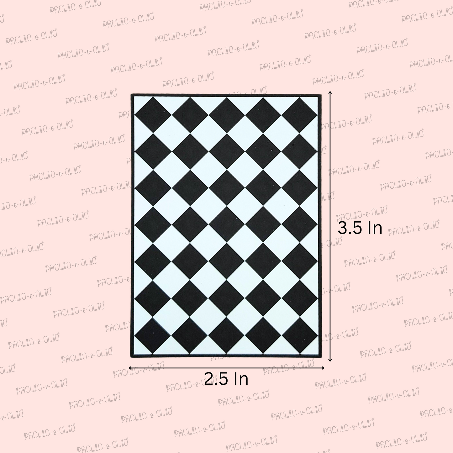 Diamond Print Tags | 3.5x2.5 Inches | Pack Of 25 Pieces