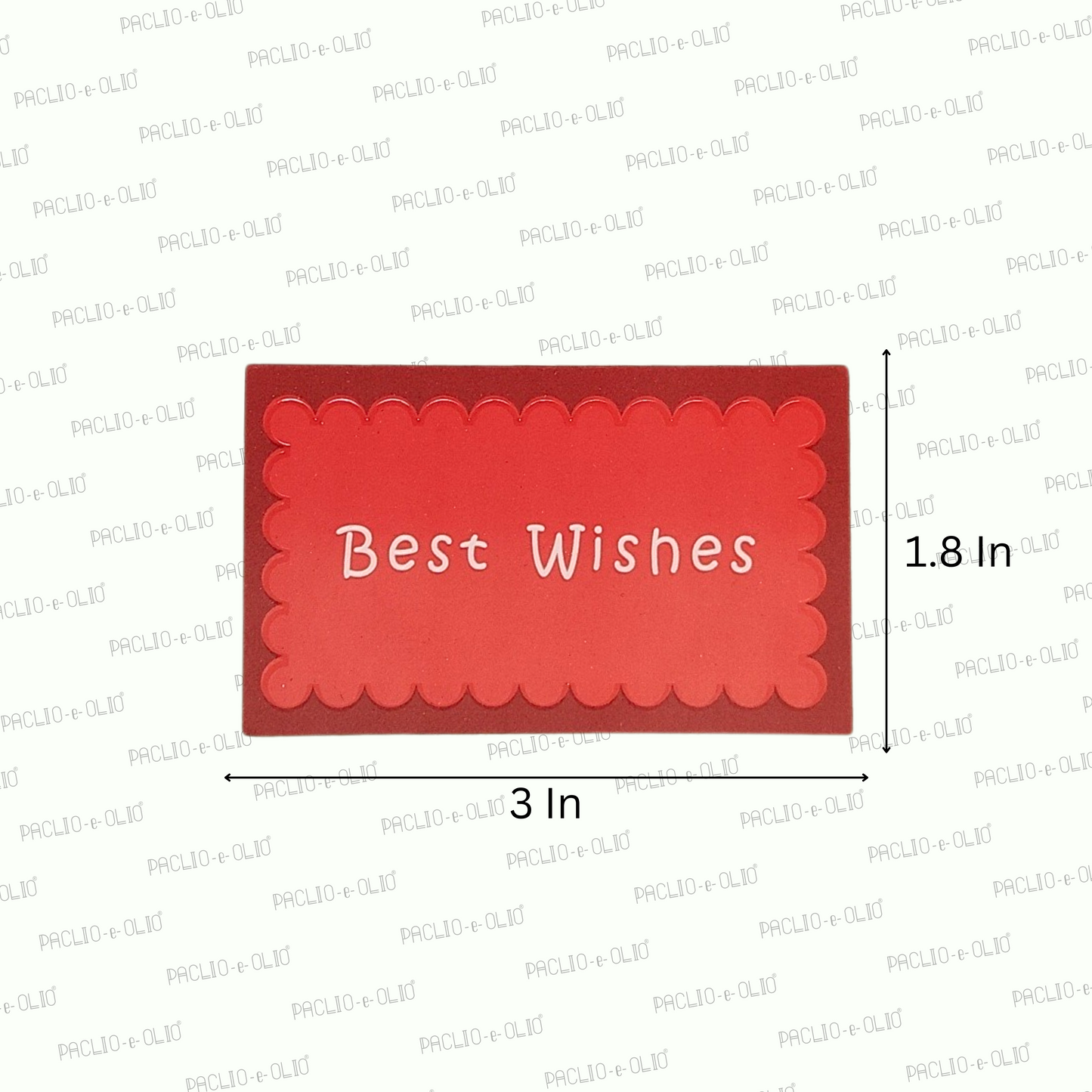 Best Wishes Gift Tags | 3x1.8 Inches | Pack Of 25 Pieces