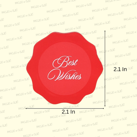 Best Wishes Gift Tags | 2.1x2.1 Inches | Pack Of 25 Pieces