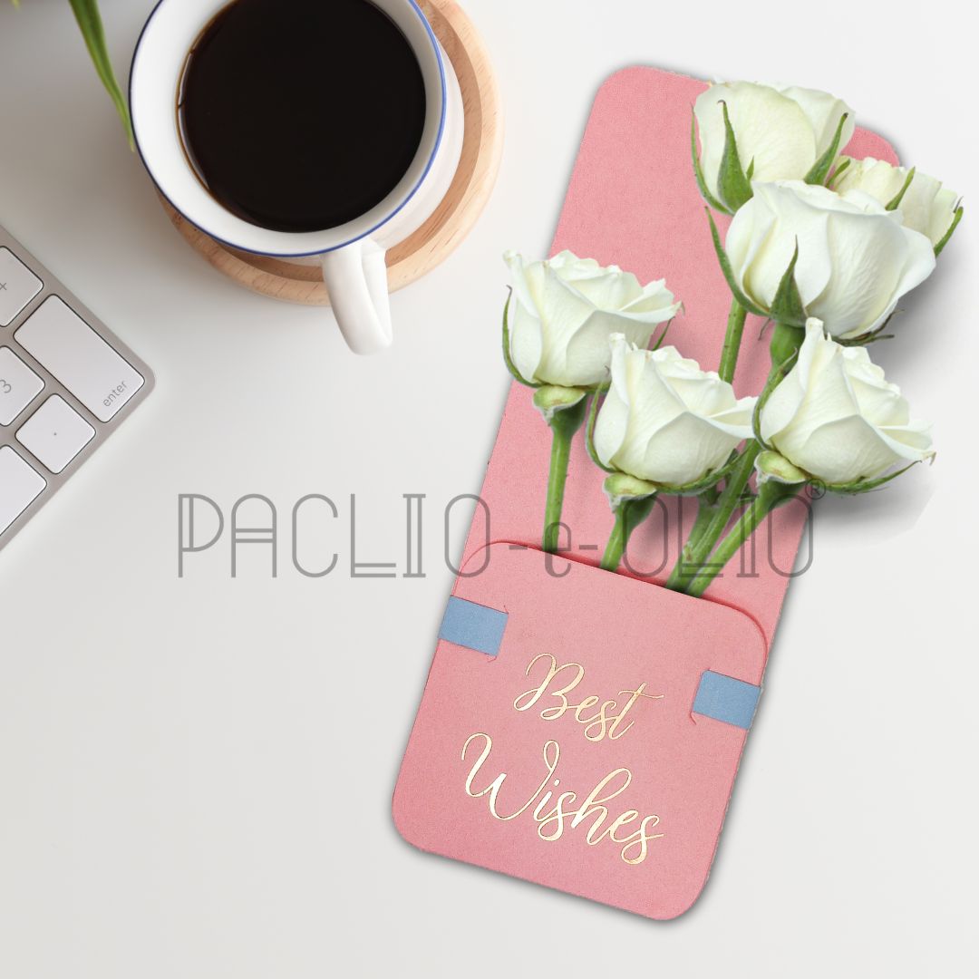 Assorted Floer Holder Postcard (9X3.5 INCHES)
