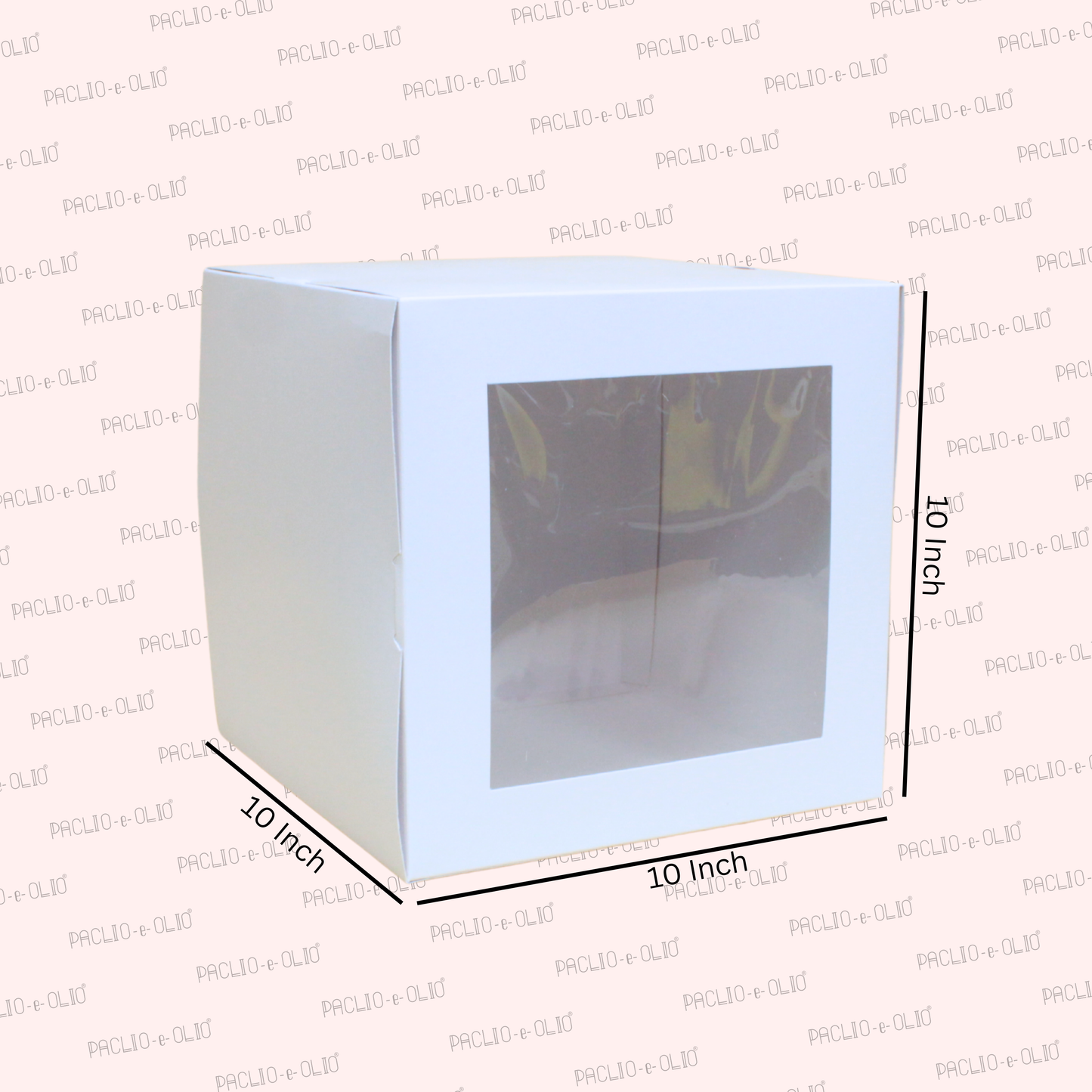 Tall Cake Box (10x10x10 Inches)