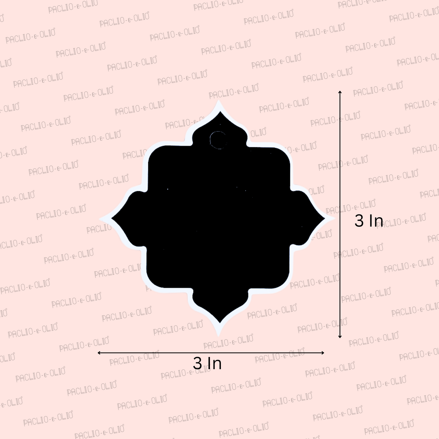 Black and White Gift Tags | 3x3 Inches | Pack Of 25 Pieces