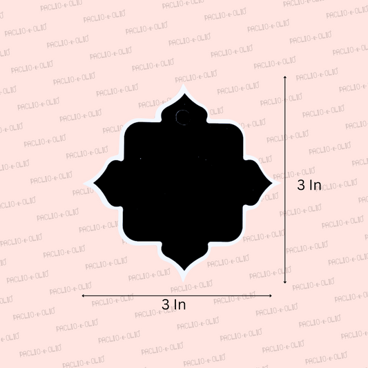 Black and White Gift Tags | 3x3 Inches | Pack Of 25 Pieces