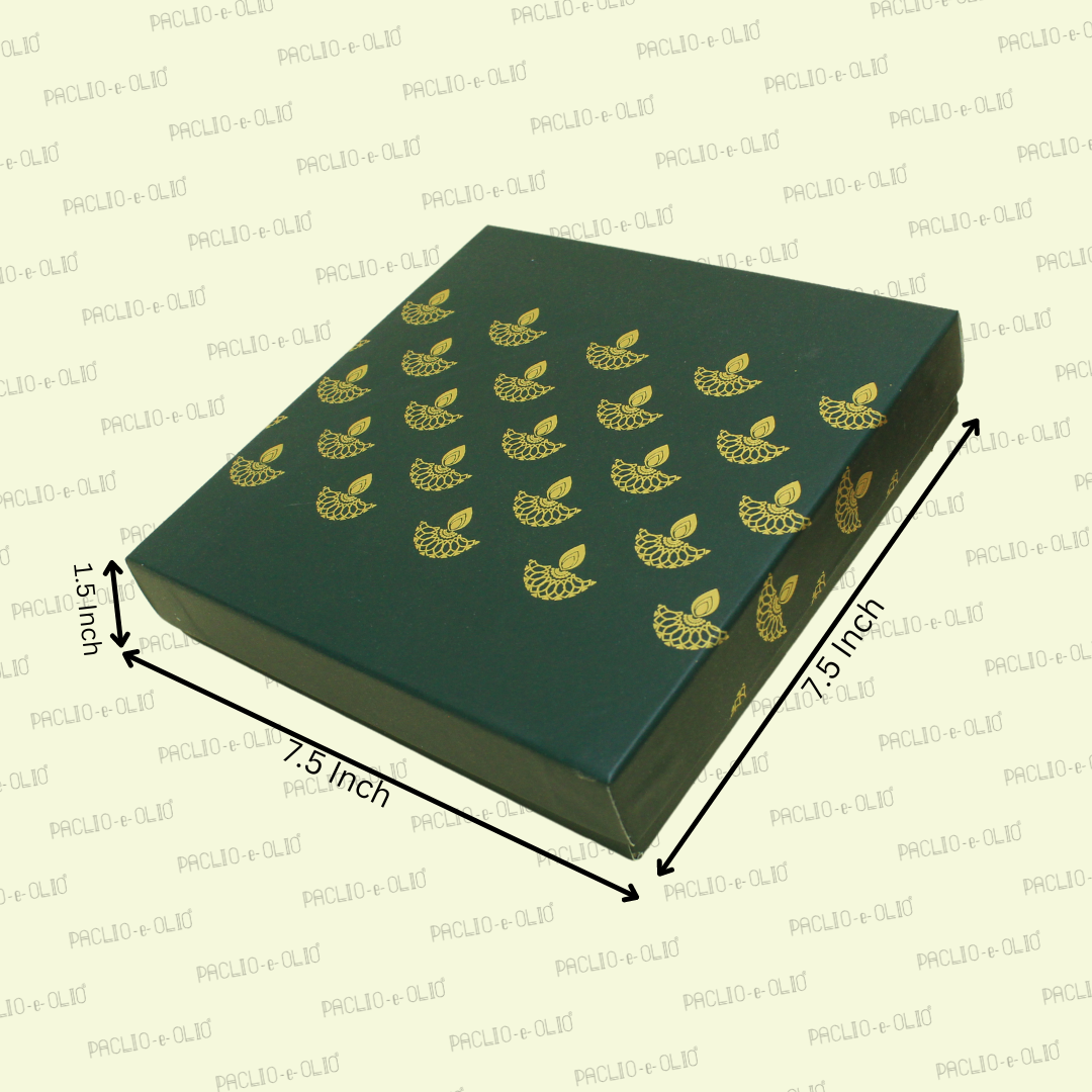 16 Cavity Rigid Sweet/Chocolate Box (7.5x7.5x1.5 Inches)