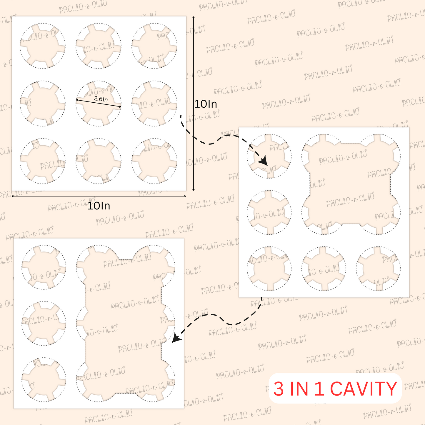 Multipurpose Cavity Box (10x10x5 Inches)