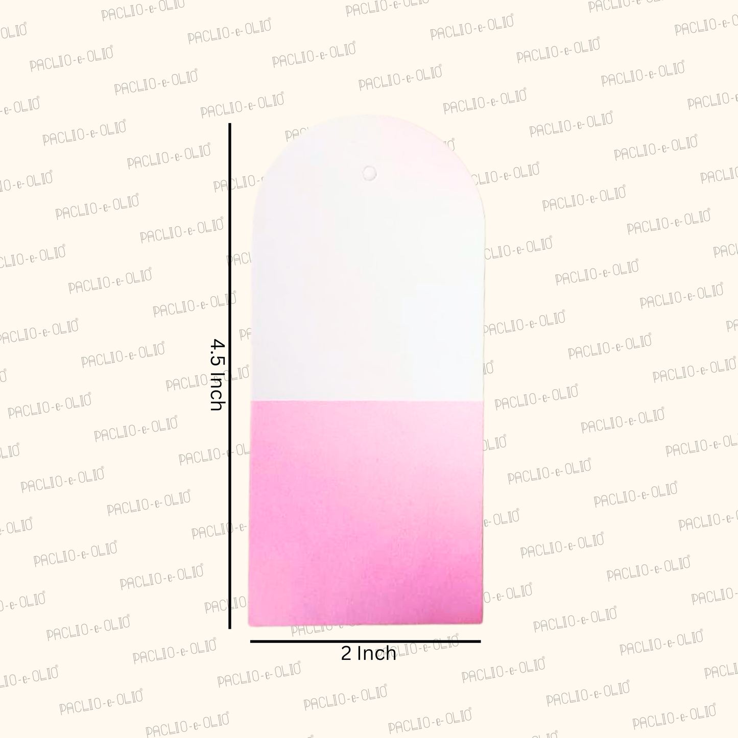 Printed Tags | 4.5x2 Inches | Pack Of 100 Pieces