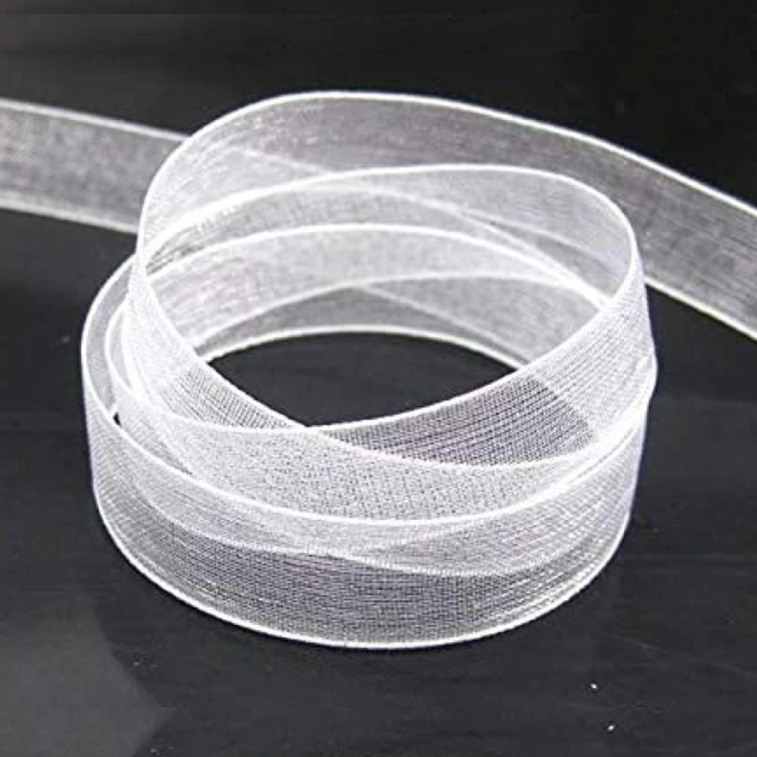 White Transparent Ribbon