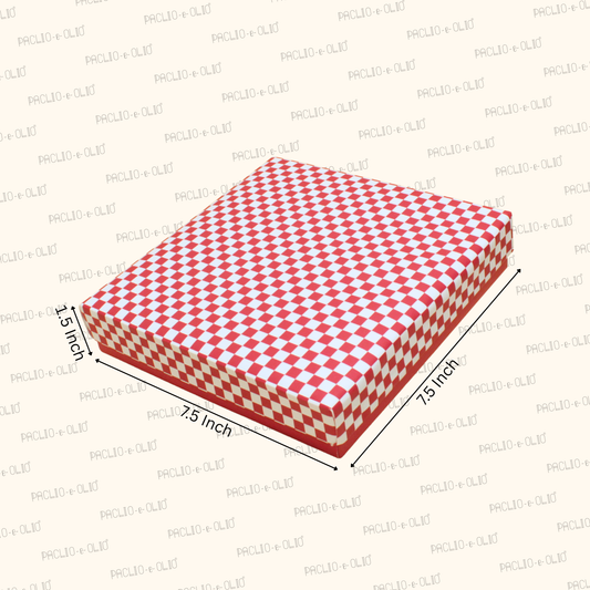 Valentines 16 cavity Chocolate Rigid Box | 7.5x7.5x1.5 Inches