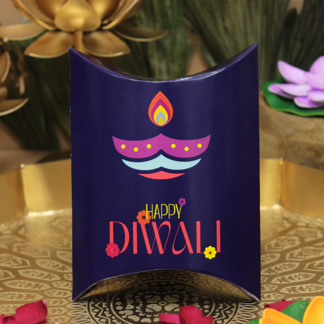 Diwali Pillow Box (4x4.5x1.5 Inches)