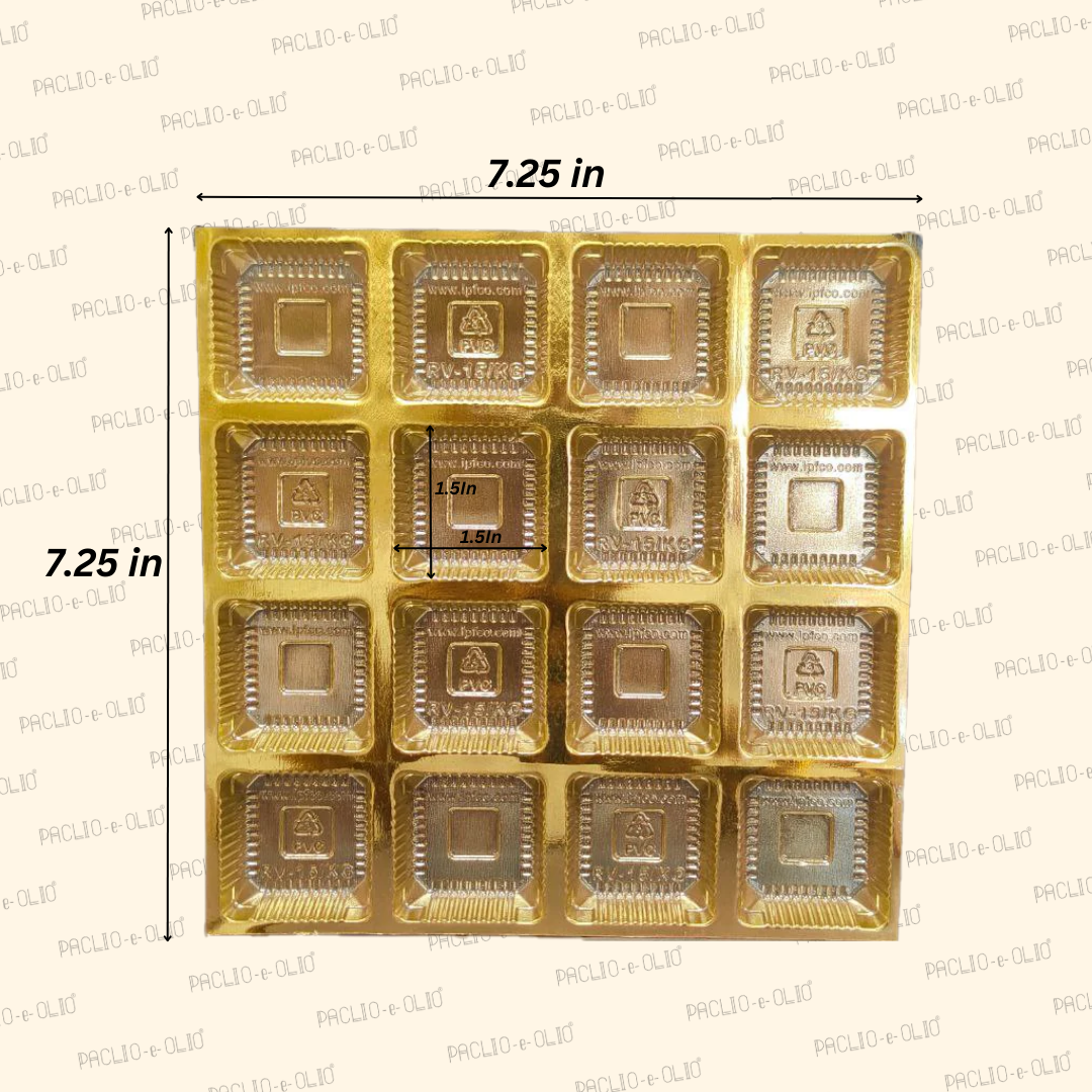 Golden Tray Cavity (16 Cavities)