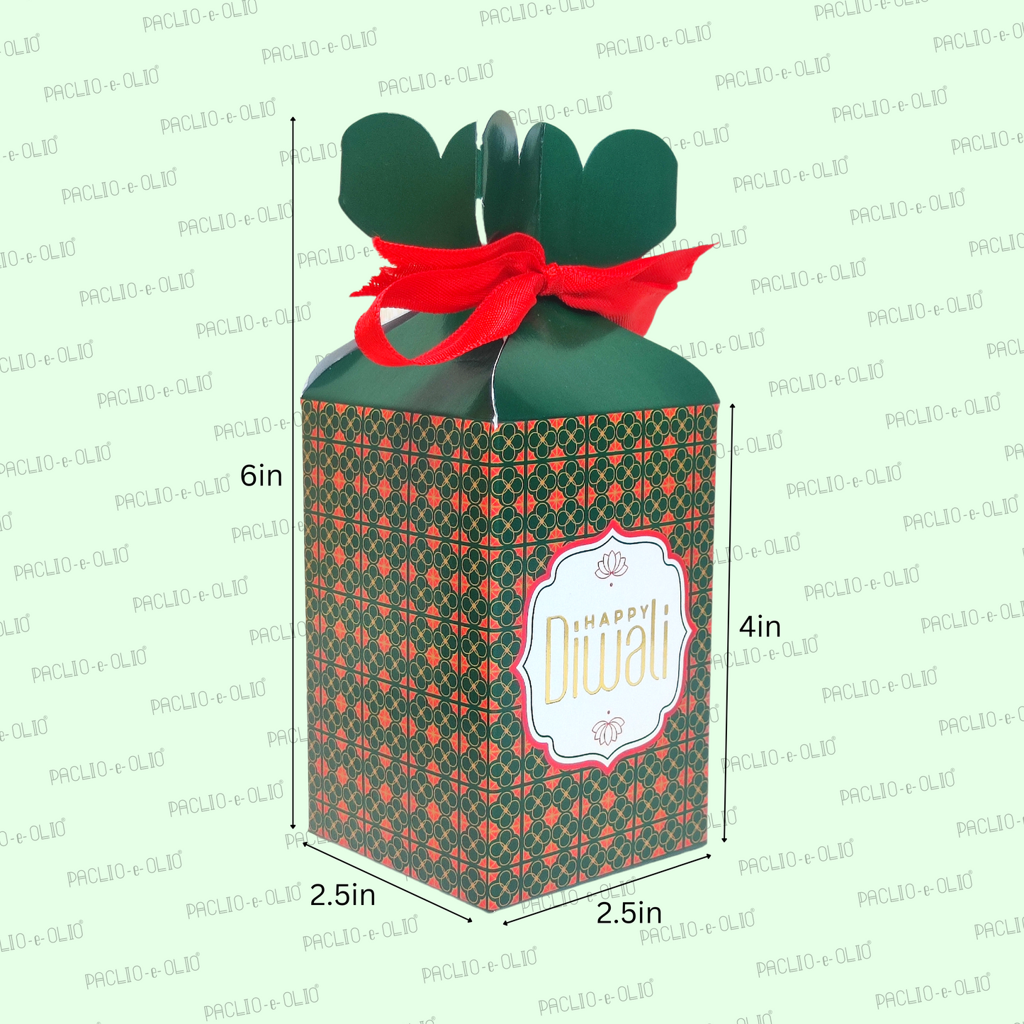 Diwali Gift Box (2.5x2.5x4 Inches)