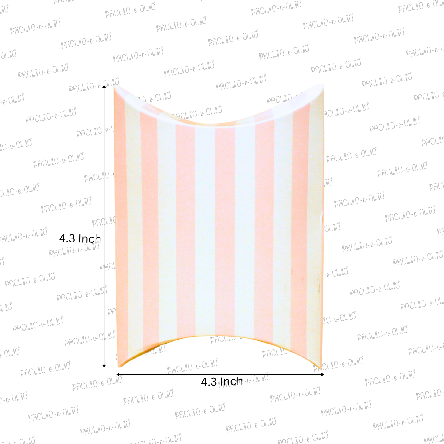 Stripes Pillow Box | 4.3x4.3x1.7 Inches