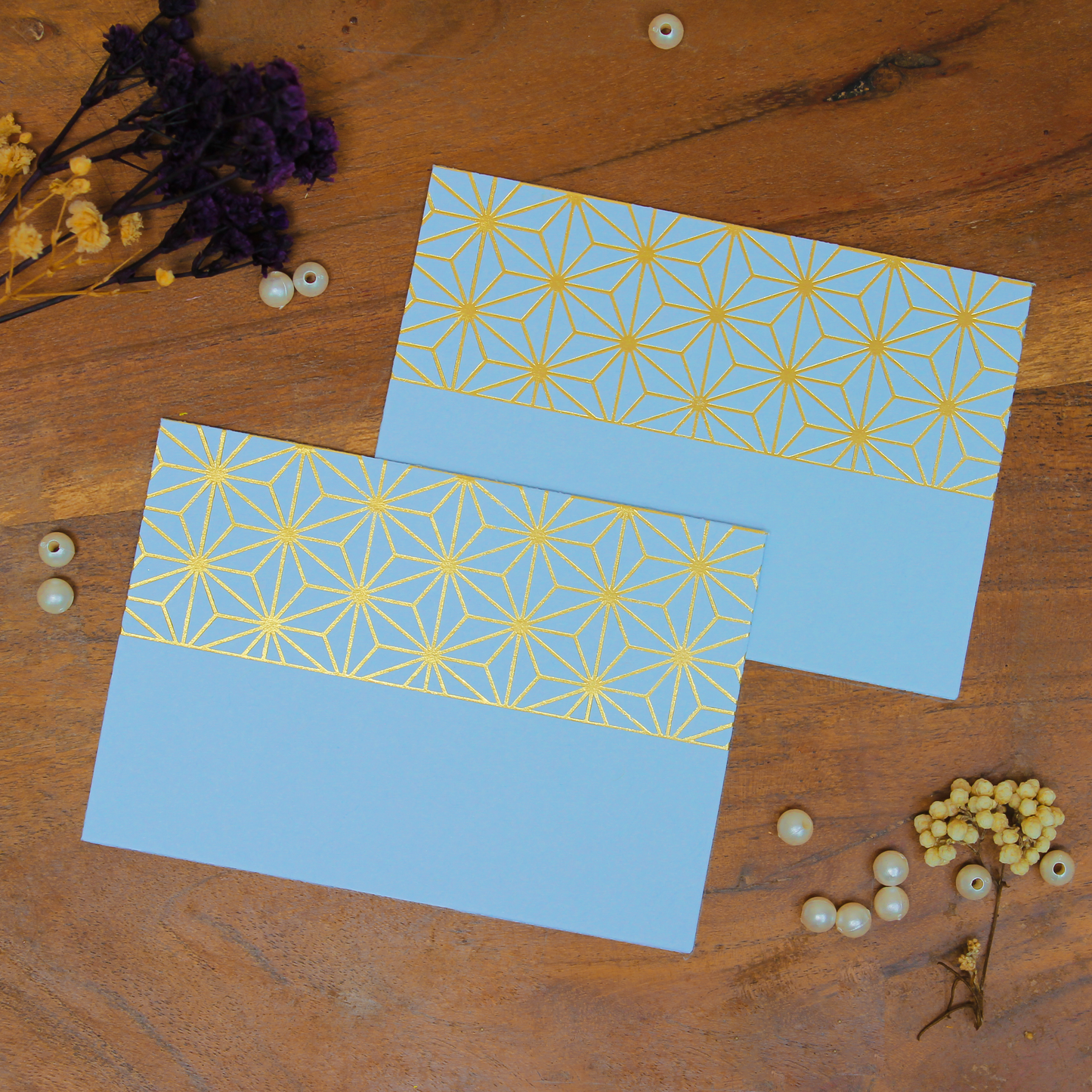 Asanoha Pattern Foiled (4x2.75 Inches)