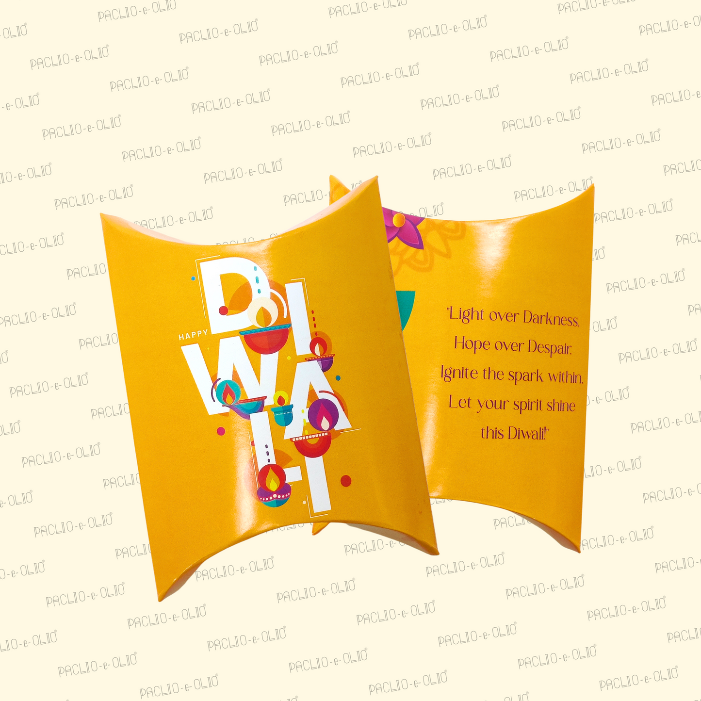 Diwali Pillow Box | 4x4.5x1.5 Inches