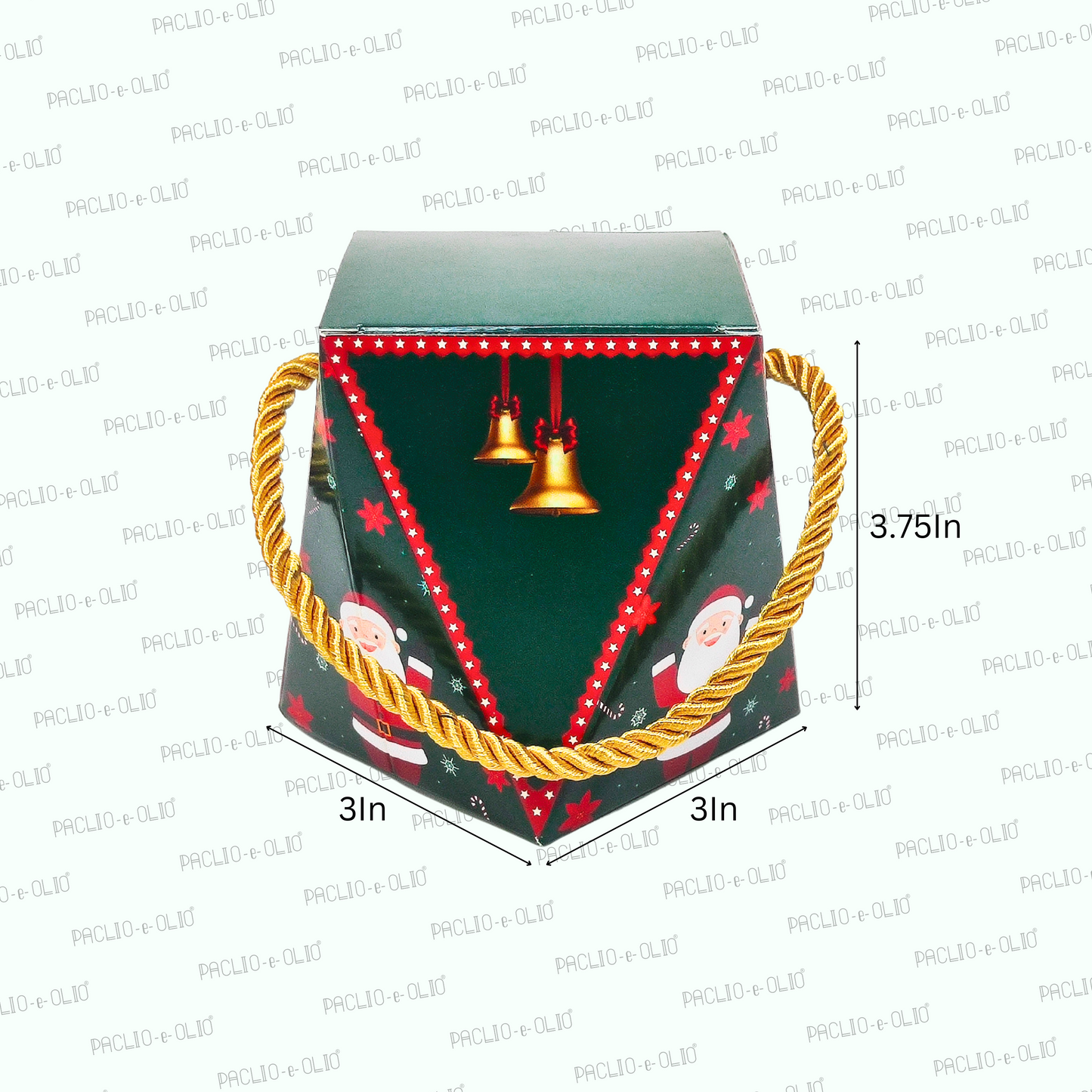 Christmas Treat Box (3x3x3.75 Inches)