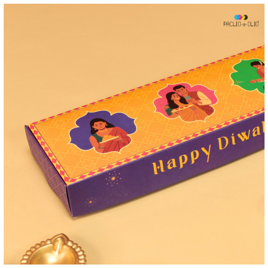 12 Cavity Diwali Chocolate Box (11.5x4x1.5 Inches)