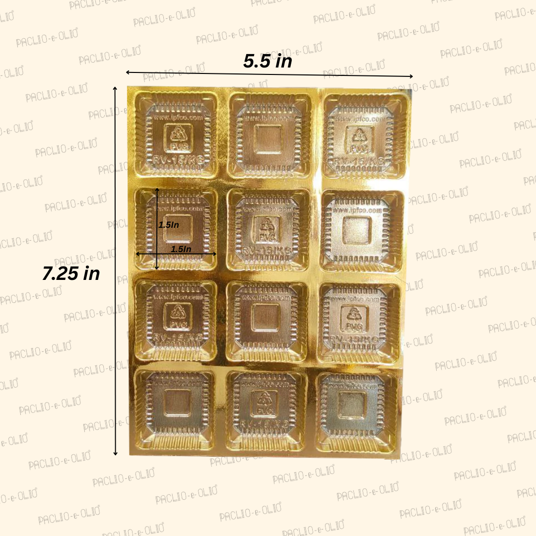 Golden Tray Cavity (12 Cavities)