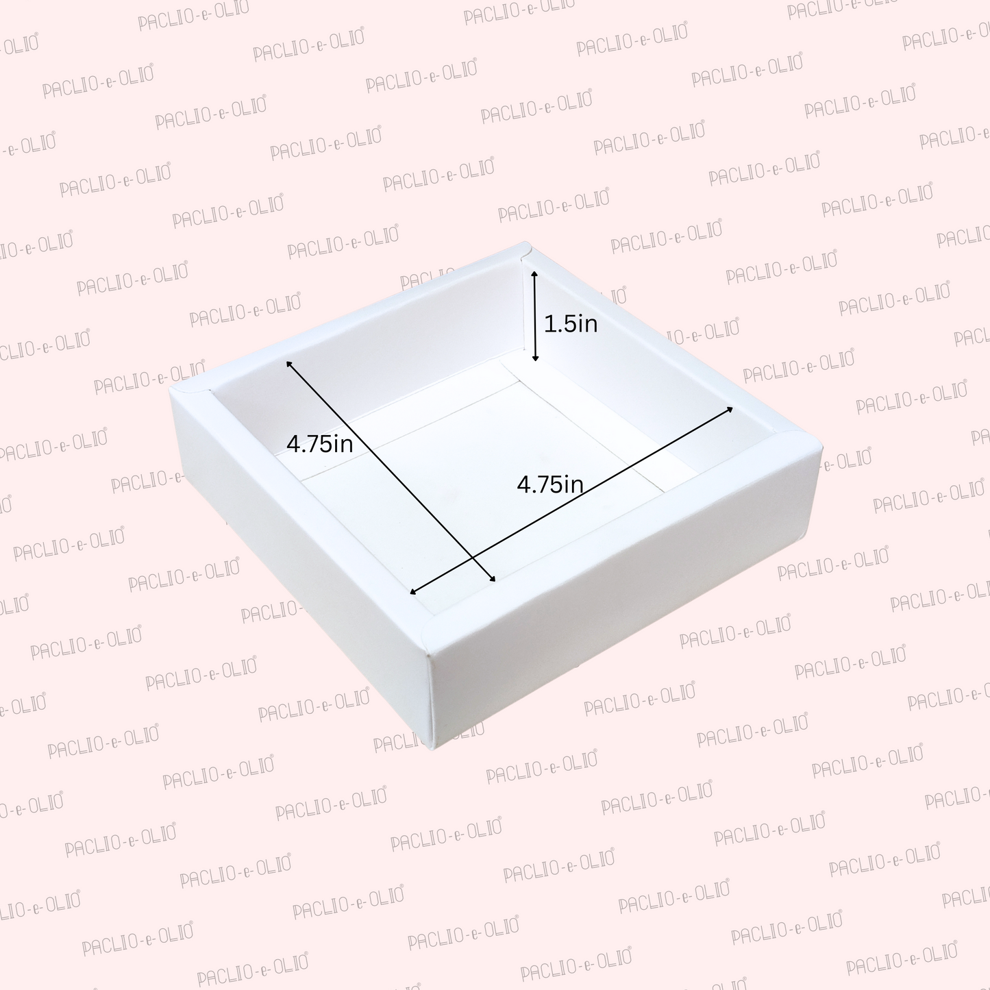 Christmas Brownie Box (5.5x5.5x1.5 Inches)