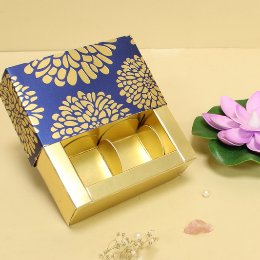 2 Cavity Chocolate Box (4.5x2.5x1.5 Inches)