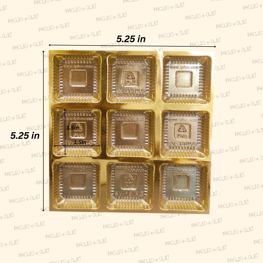 Golden Tray Cavity (9 Cavities)