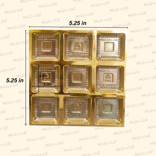 Golden Tray Cavity (9 Cavities)