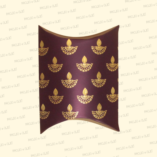 Diwali Pillow Box (4x4.5x1.5 Inches)