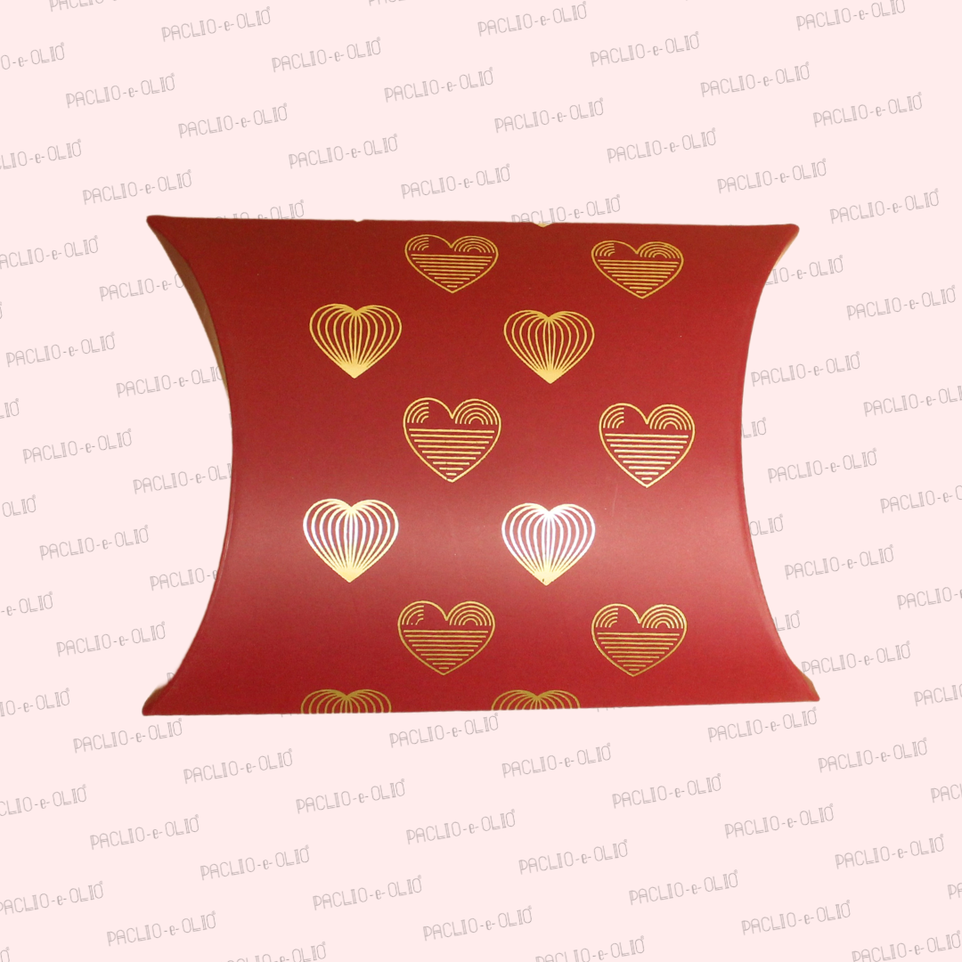 Valentine Pillow Box | 4.3x4.3x1.7 Inches