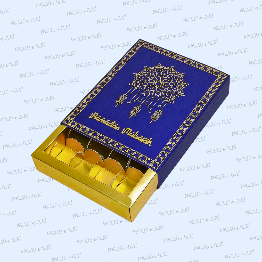 15 Pcs Ramadan Chocolate Box (10.5x7x1 Inches)