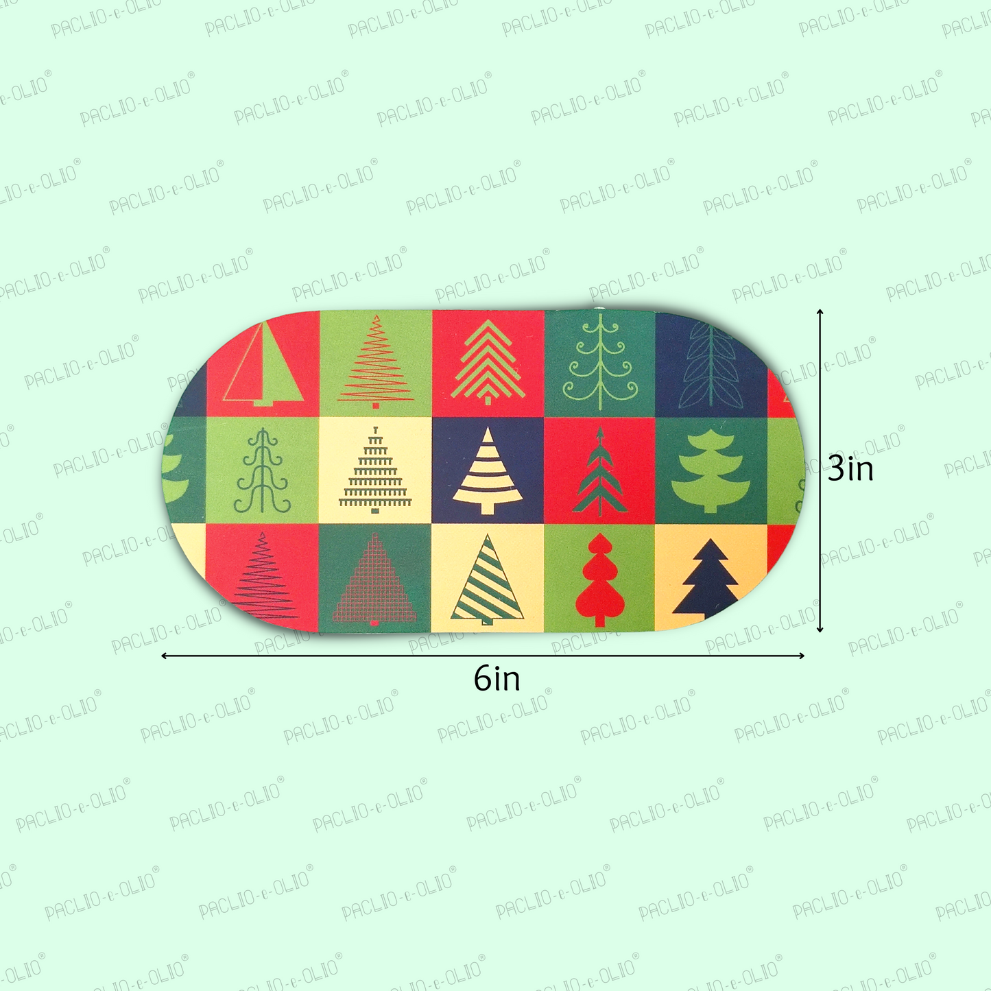 CHRISTMAS TAG (6x3 INCHES)