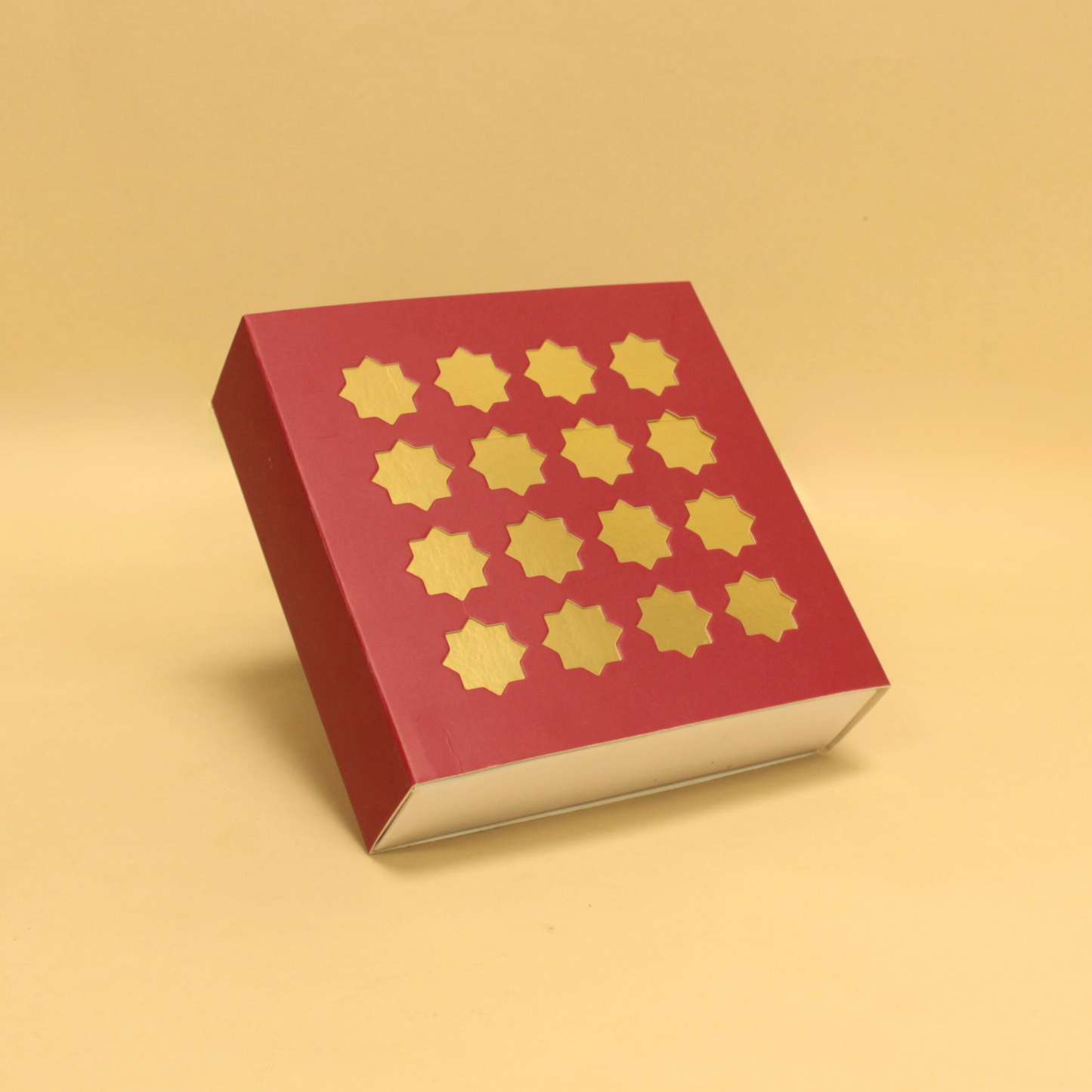 9 Cavity Diwali Chocolate Box (5.5x5.5x1.5 Inches)