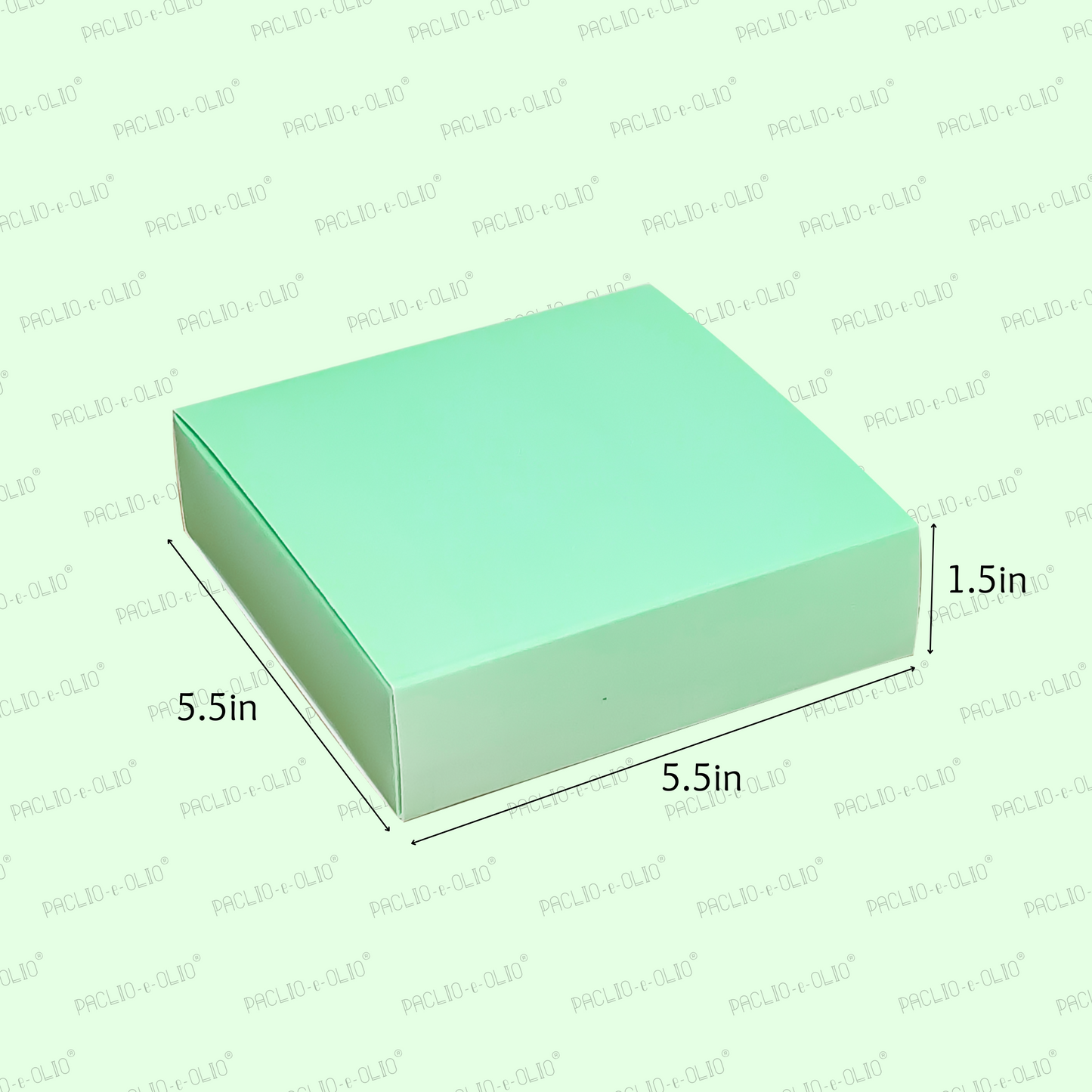 9 Cavity Chocolate Box (5.5x5.5x1.5 Inches)