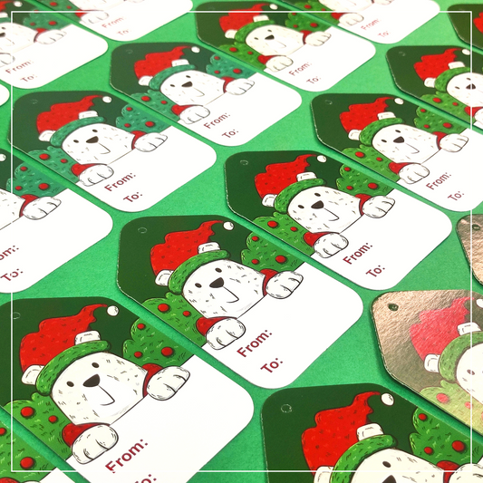 CHRISTMAS TAG (4x2.5 INCHES)