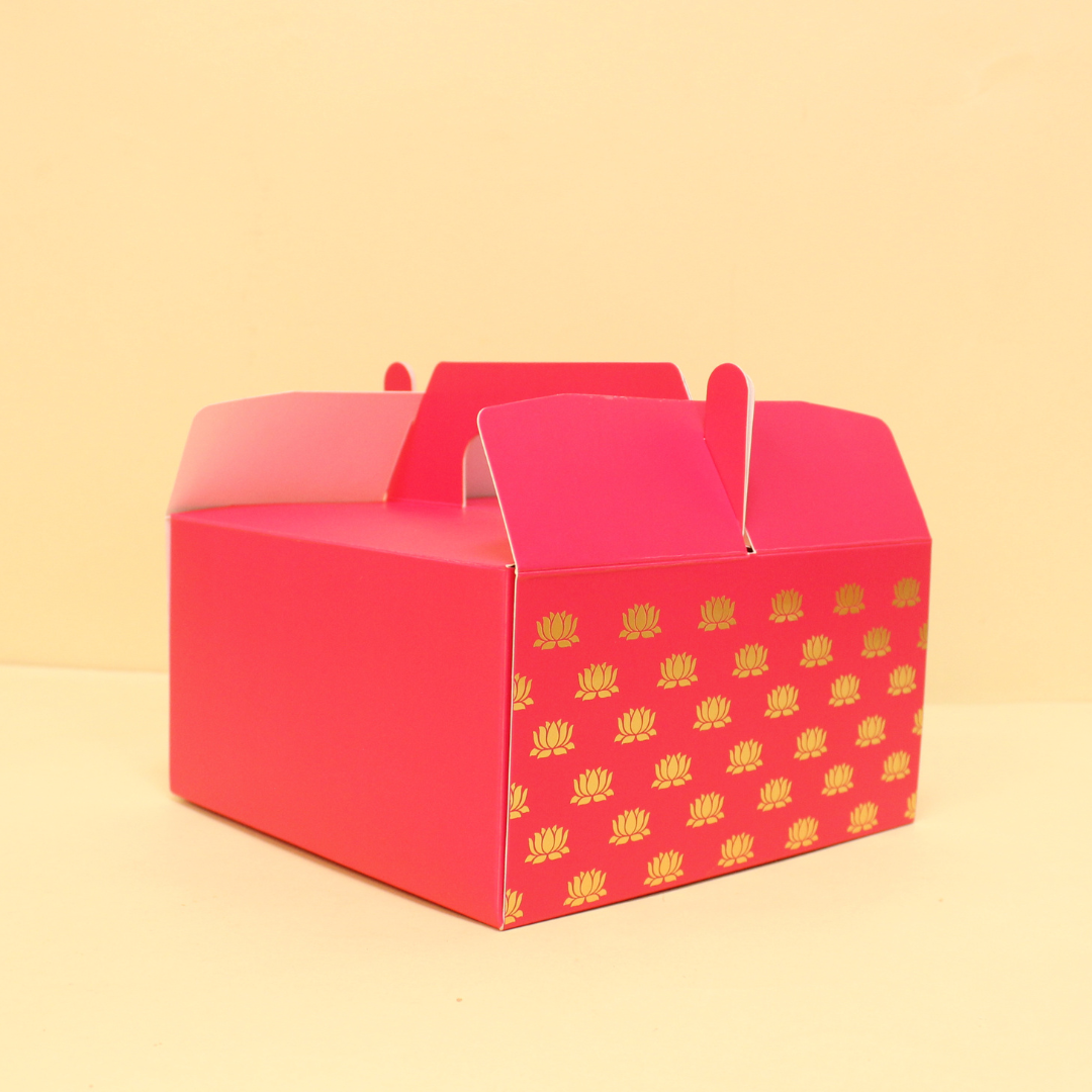 Hamper Box/4 Jar Box (7x7x4 Inches)