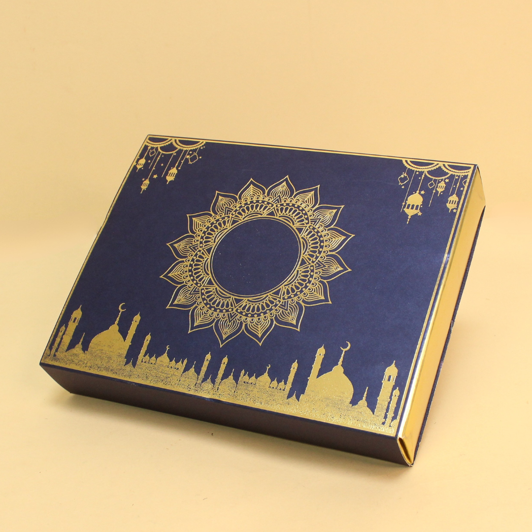 12 Cavity Ramadan Chocolate Box (8.5x6.5x1.5 Inches)
