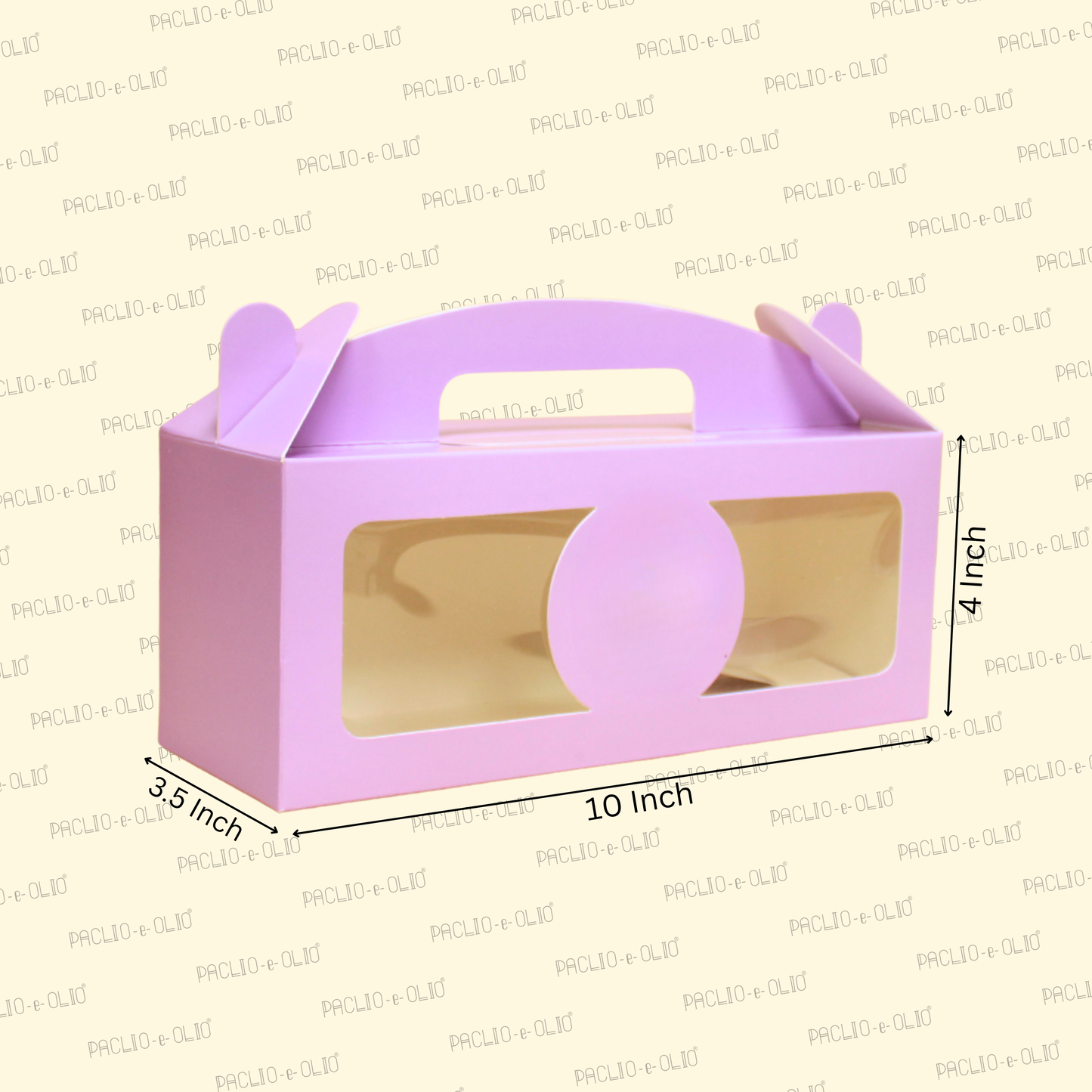 Three Jar Box (10x4x3.5 Inches)