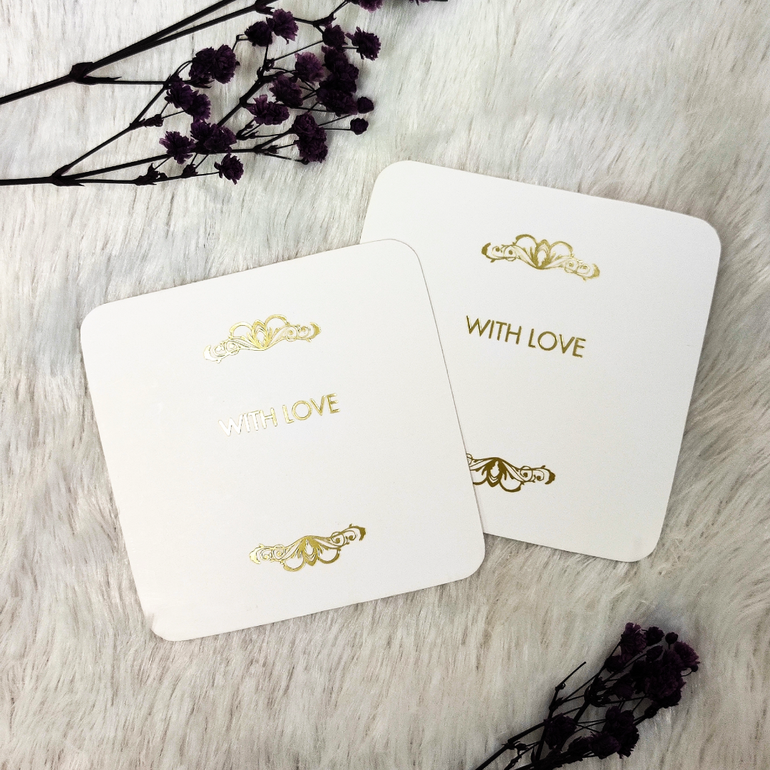 With Love Tags (3.5x3.5 Inches)