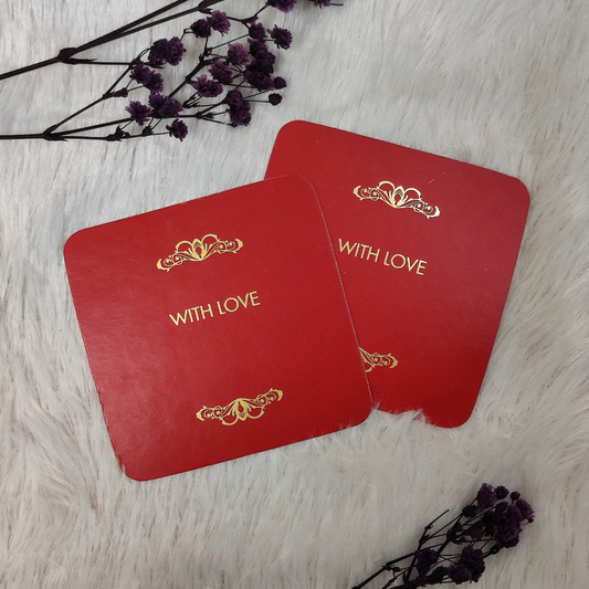 With Love Tags (3.5x3.5 Inches)
