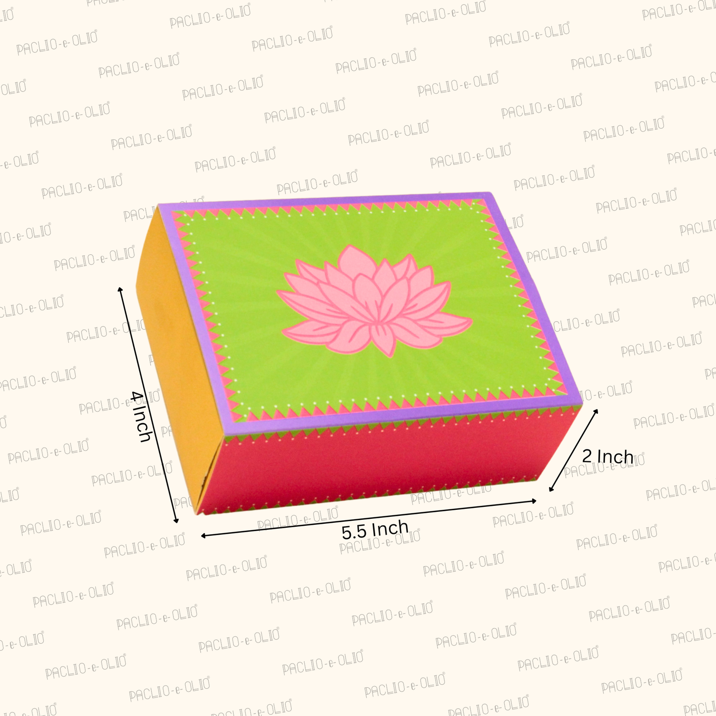 6 Cavity Slider Chocolate Box | 5.5x4x2 Inches