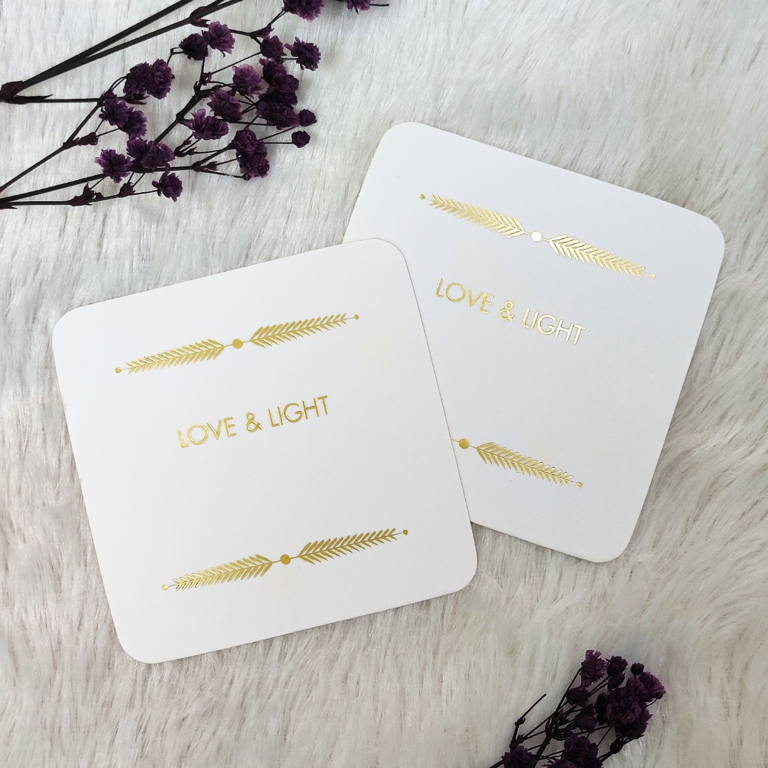 Love & Light Tags (3.5x3.5 Inches)