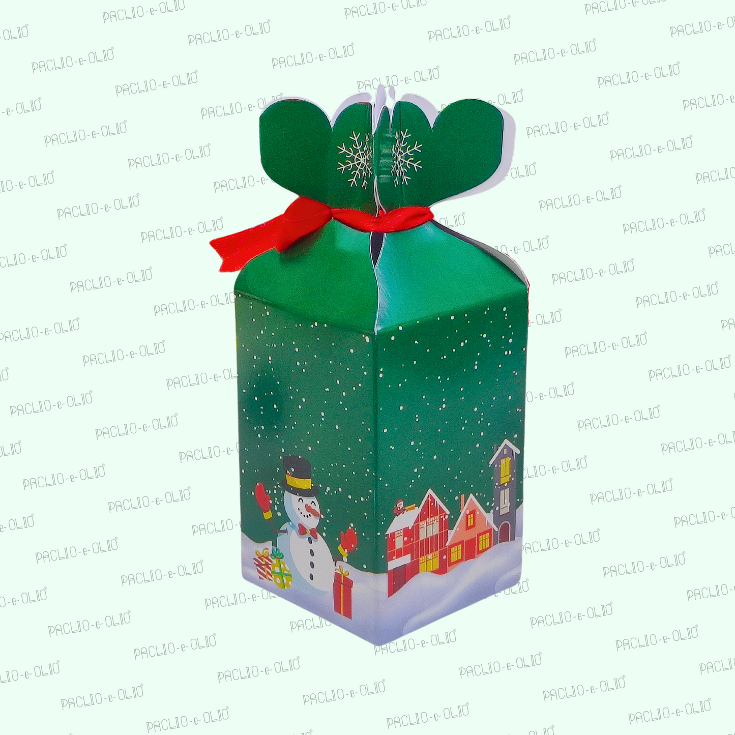 Christmas candy box (2.5x2.5x4 INCHES)