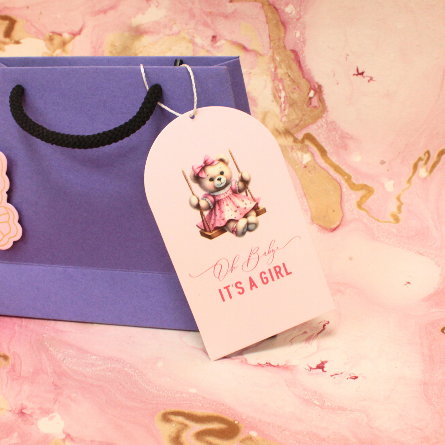 Baby Gift Tags | 4.5x2.5 Inches | Pack Of 25 Pieces