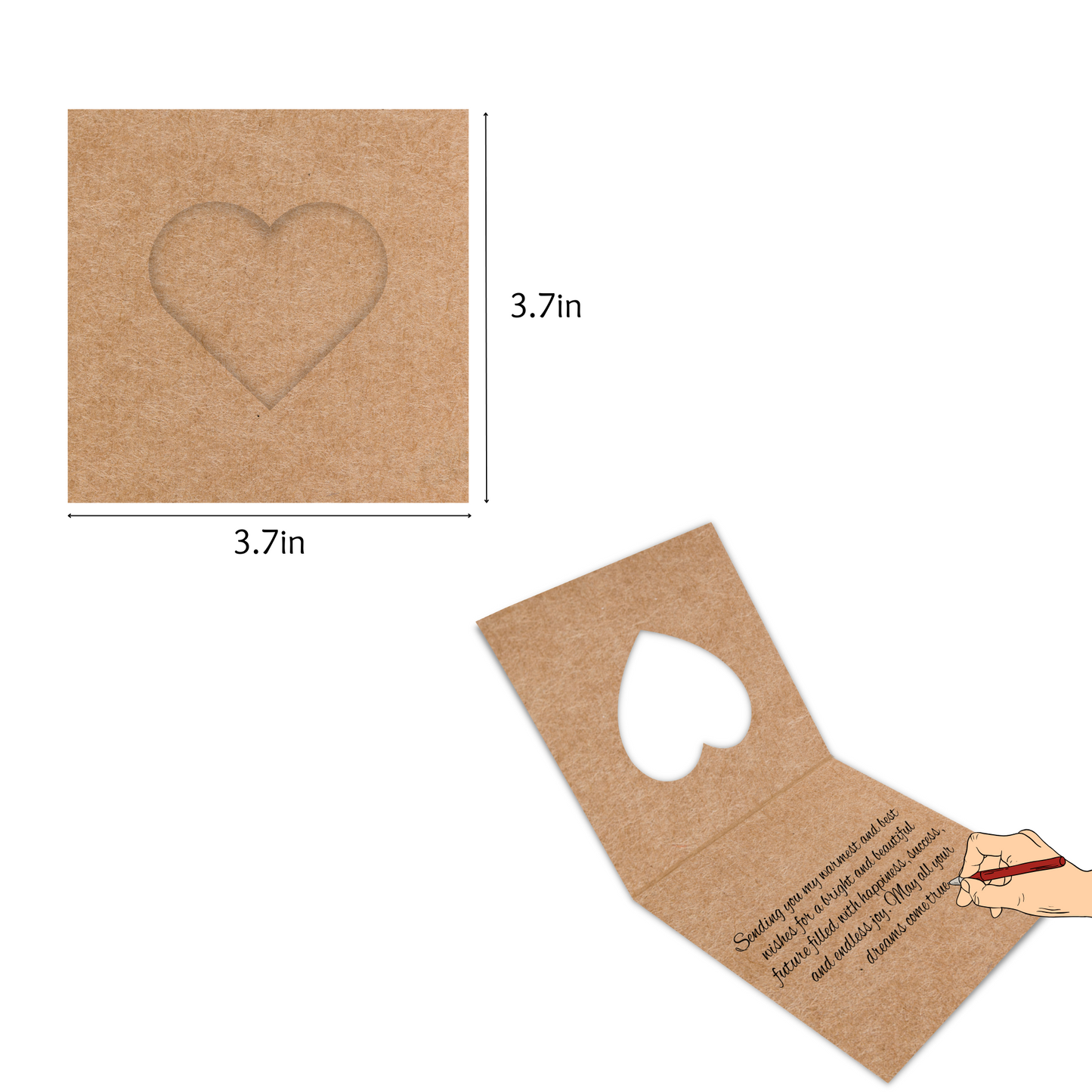 Assorted Message Tags (4.6x3.7 Inches)