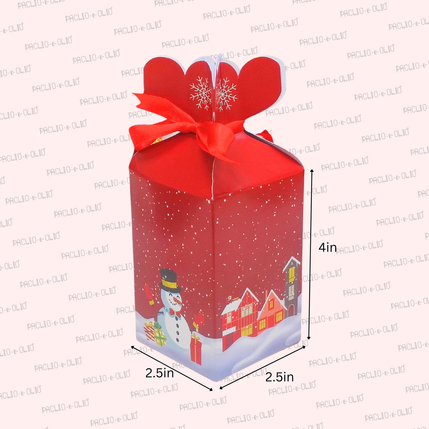Christmas Candy Box (2.5x2.5x4 INCHES)