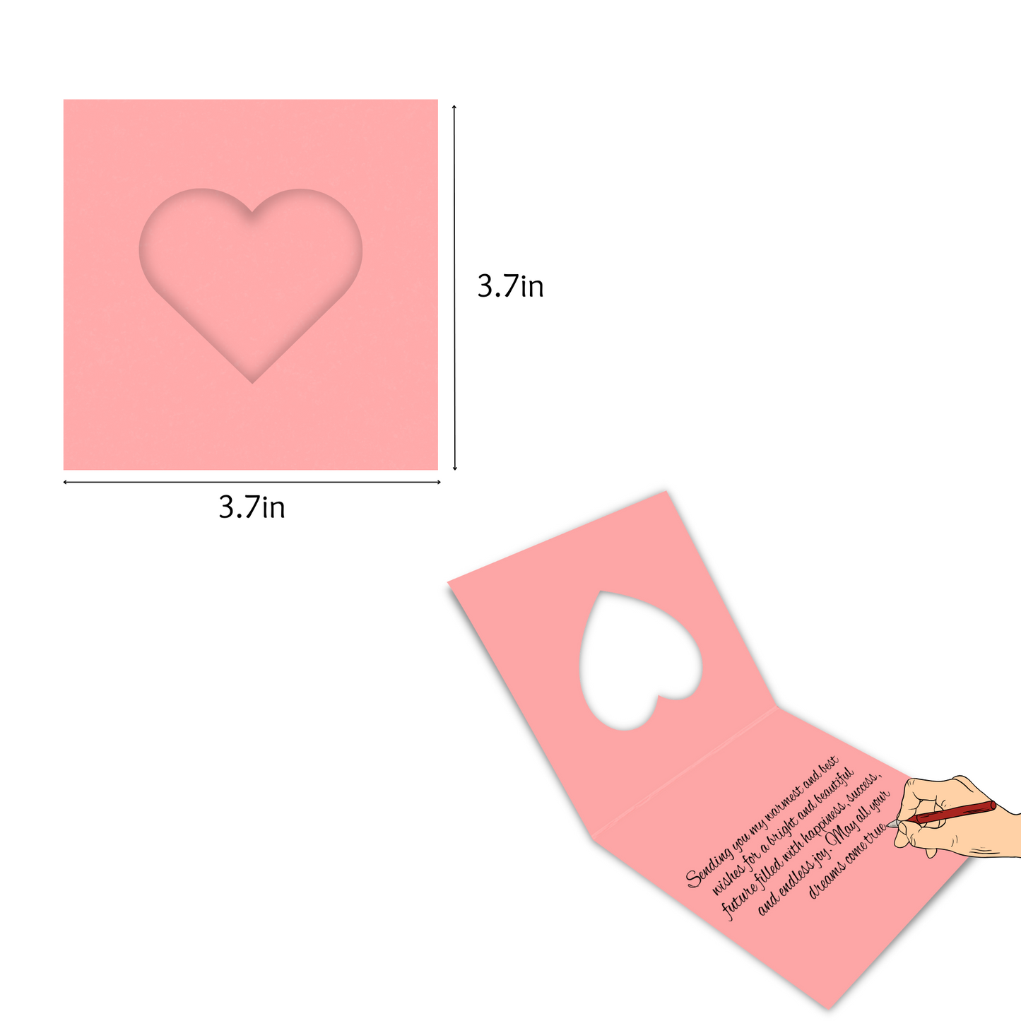 Assorted Message Tags (4.6x3.7 Inches)