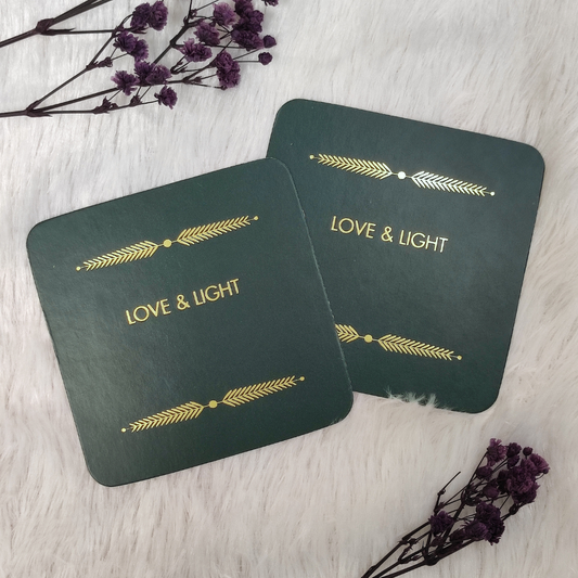 Love & Light Tags (3.5x3.5 Inches)